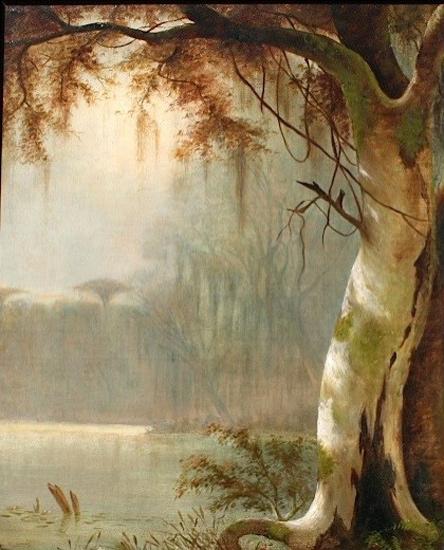 Joseph Rusling Meeker Lake Maurepas Bayou china oil painting image